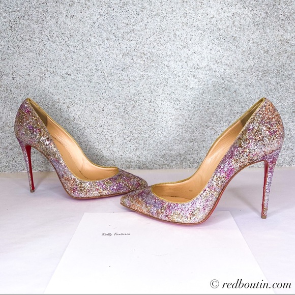 Christian Louboutin Shoes - Christian Louboutin Glitter Pigalle Pumps